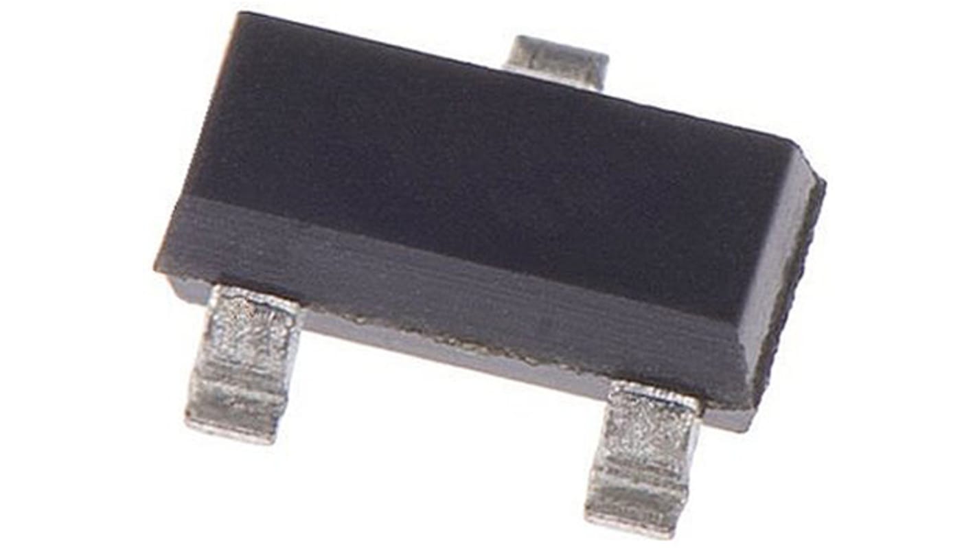 Nexperia BC847A,215 NPN Transistor, 100 mA, 45 V, 3-Pin SOT-23