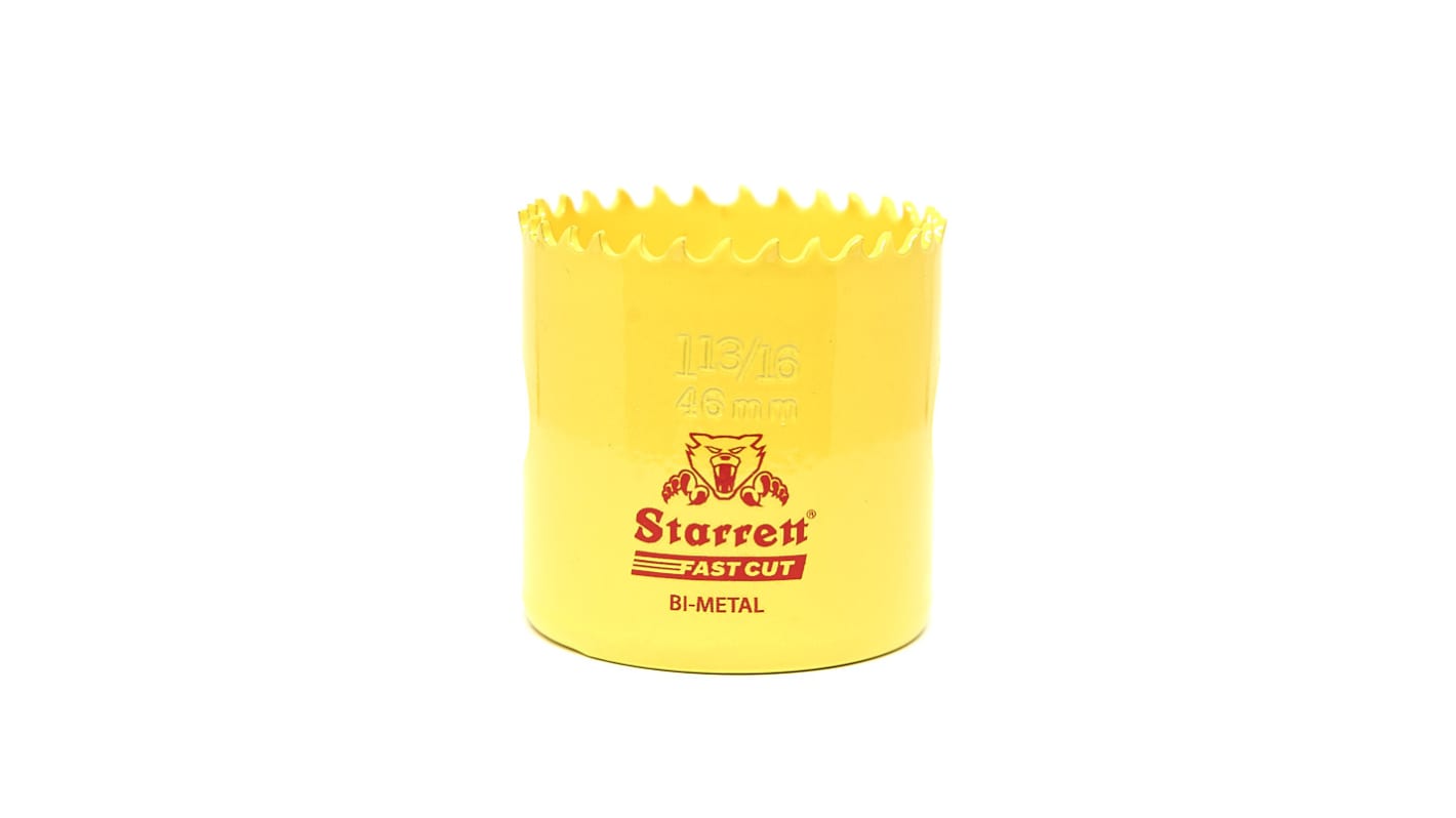 Starrett HSS Lochsäge , Ø 46mm 1-Stk. / Bohrtiefe 38mm