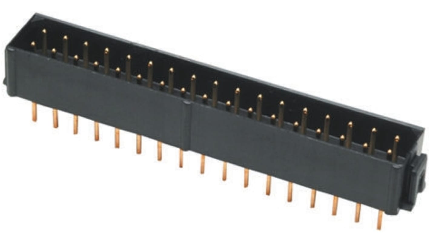 HARWIN Datamate L-Tek Series Straight Through Hole PCB Header, 26 Contact(s), 2.0mm Pitch, 2 Row(s), Shrouded