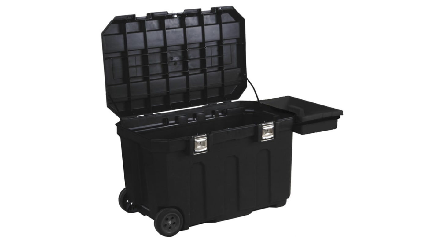 Stanley 2 Drawer Plastic Wheeled Contractor Chest