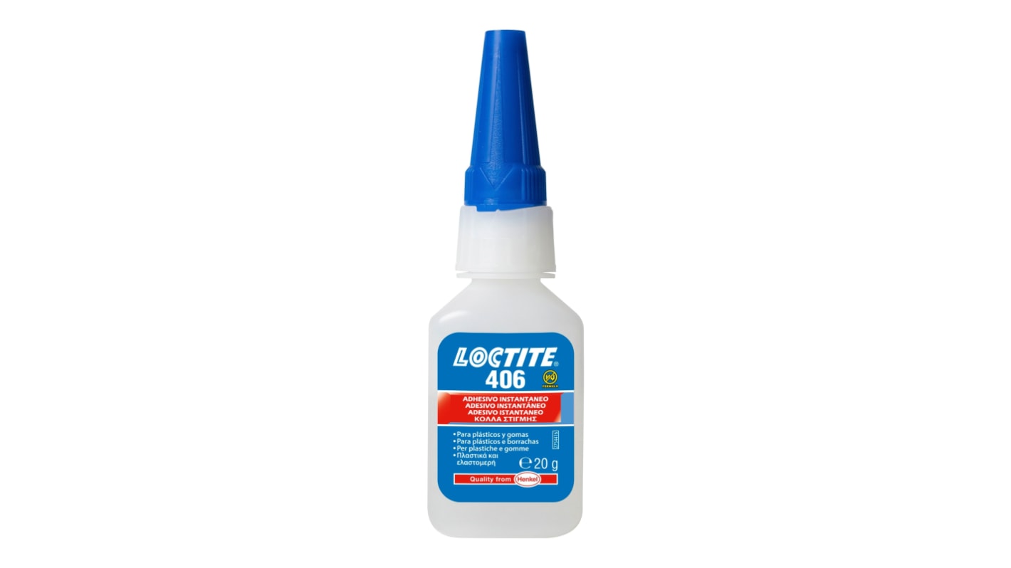 Loctite 406 20 g, Clear