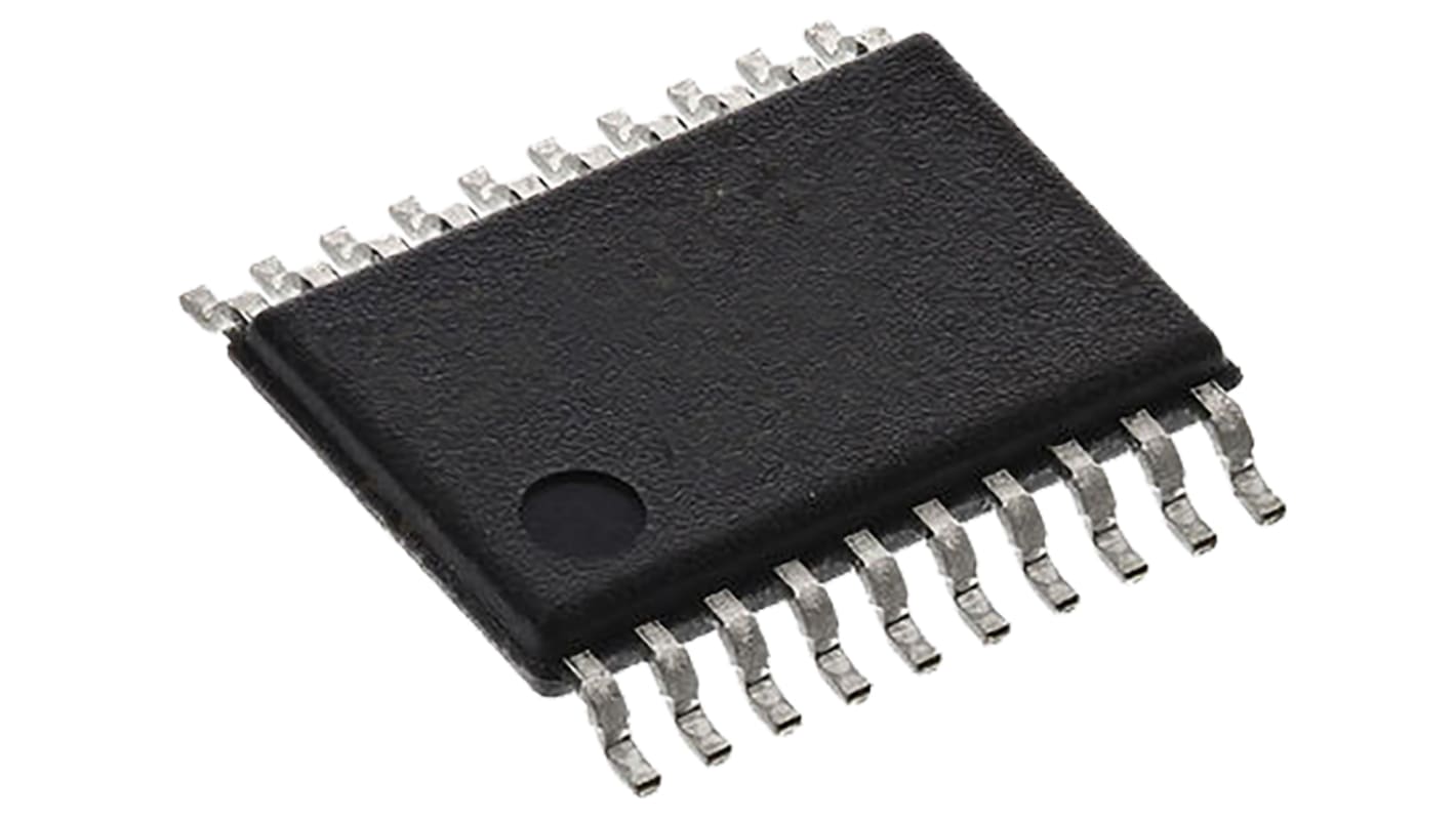 Texas Instruments SN74HCT244PWR Octal-Channel Buffer & Line Driver, 3-State, 20-Pin TSSOP