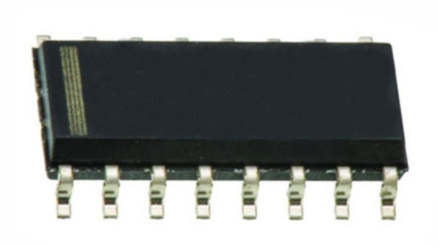 Registro de desplazamiento TPIC6C595D, 8 bits Serie a serie, Paralelo, Unidireccional 16 pines SOIC 1