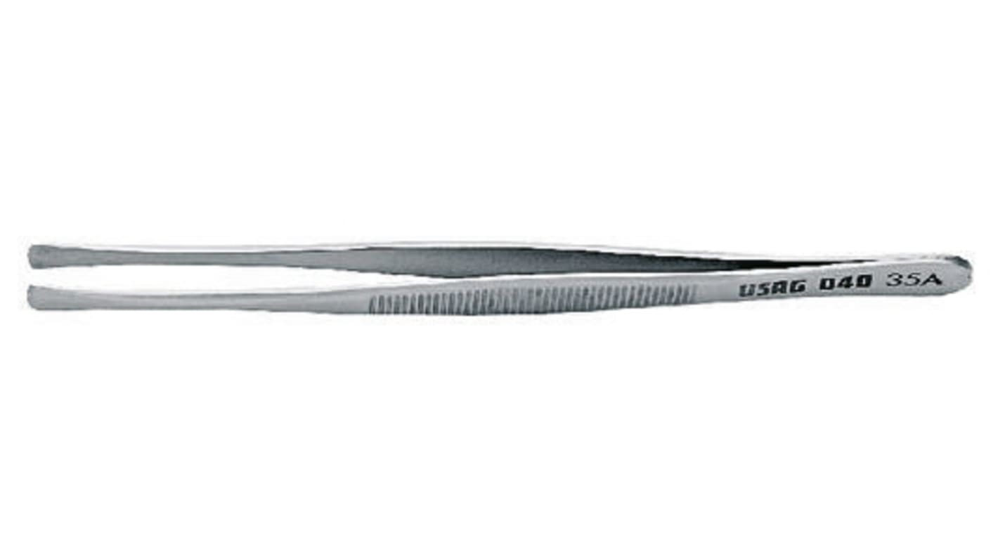 Pinzette Usag 040/35A in Acciaio inox, 123 mm , becco Ampio, anti-magnetiche