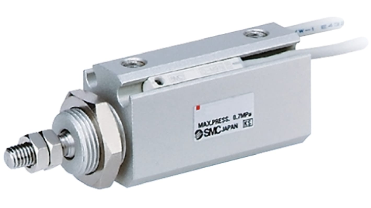 SMC Pneumatic Piston Rod Cylinder - 16mm Bore, 40mm Stroke, CJP2 Series, Double Acting