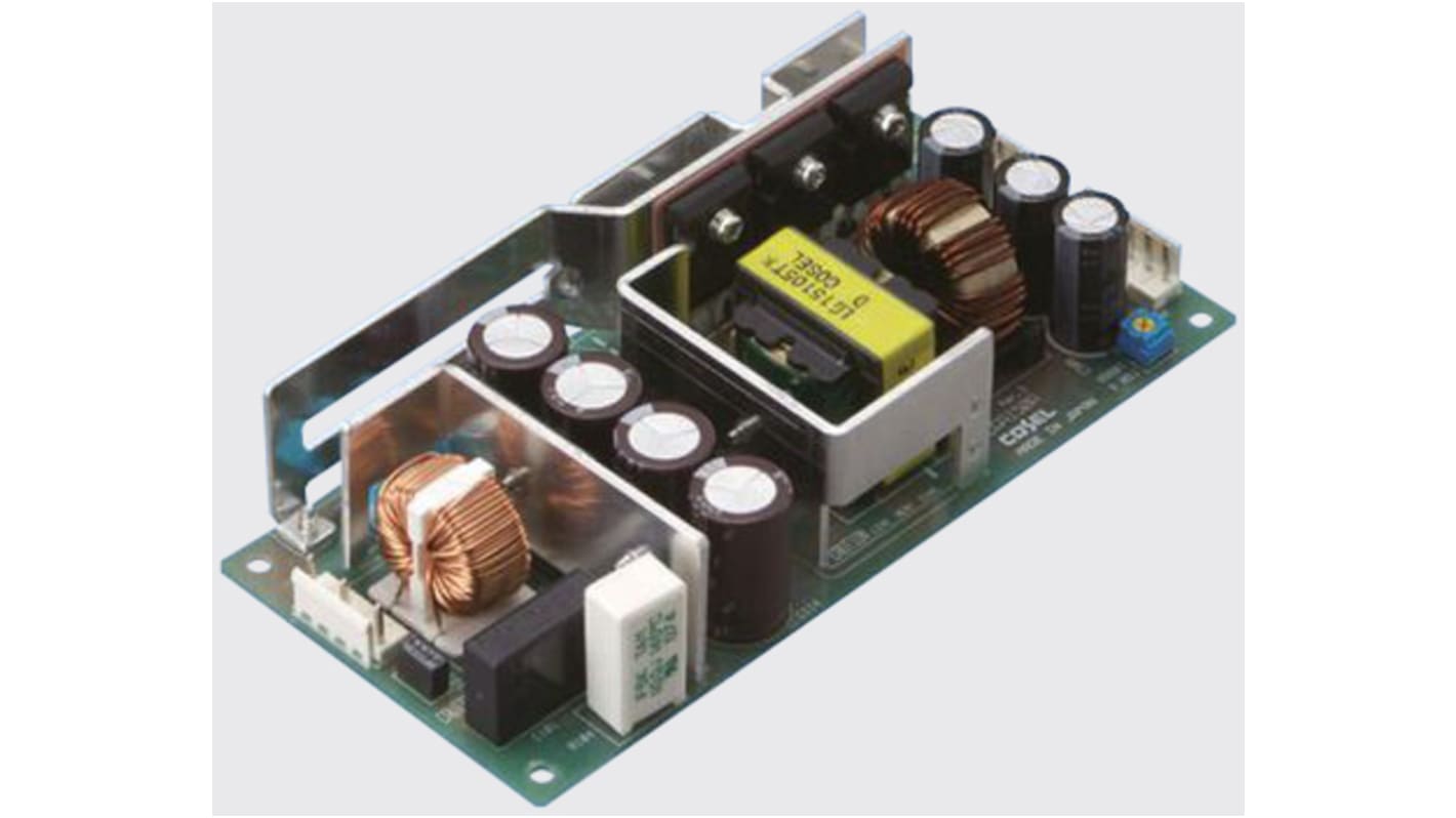 Cosel Embedded Switch Mode Power Supply SMPS, LGA150A-24, 24V dc, 6.3A, 151W, 1 Output, 85 → 132V ac Input