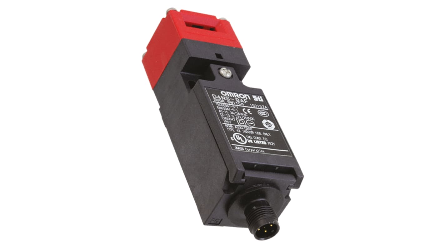 Omron D4NS Series Safety Interlock Switch, 1NC/1NO