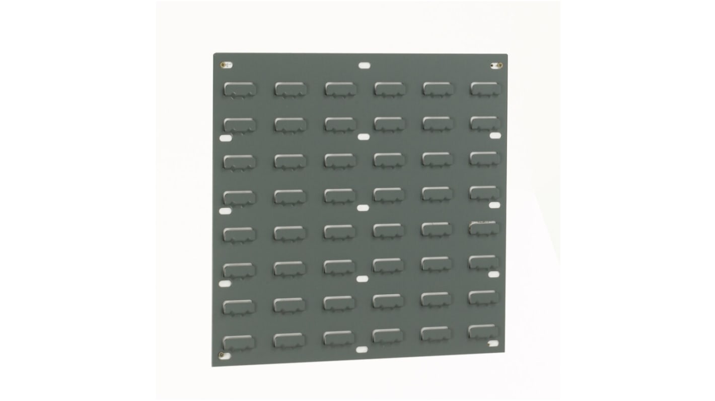 RS PRO PP Louvre Panel Storage Unit x 457mm x 438mm, Grey