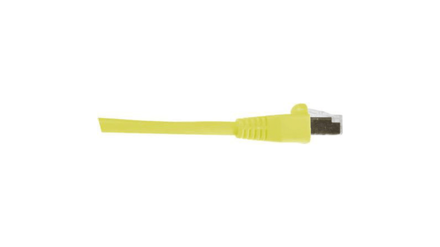 RS PRO Cat6 Male RJ45 to Male RJ45 Ethernet Cable, F/UTP, Yellow LSZH Sheath, 0.5m