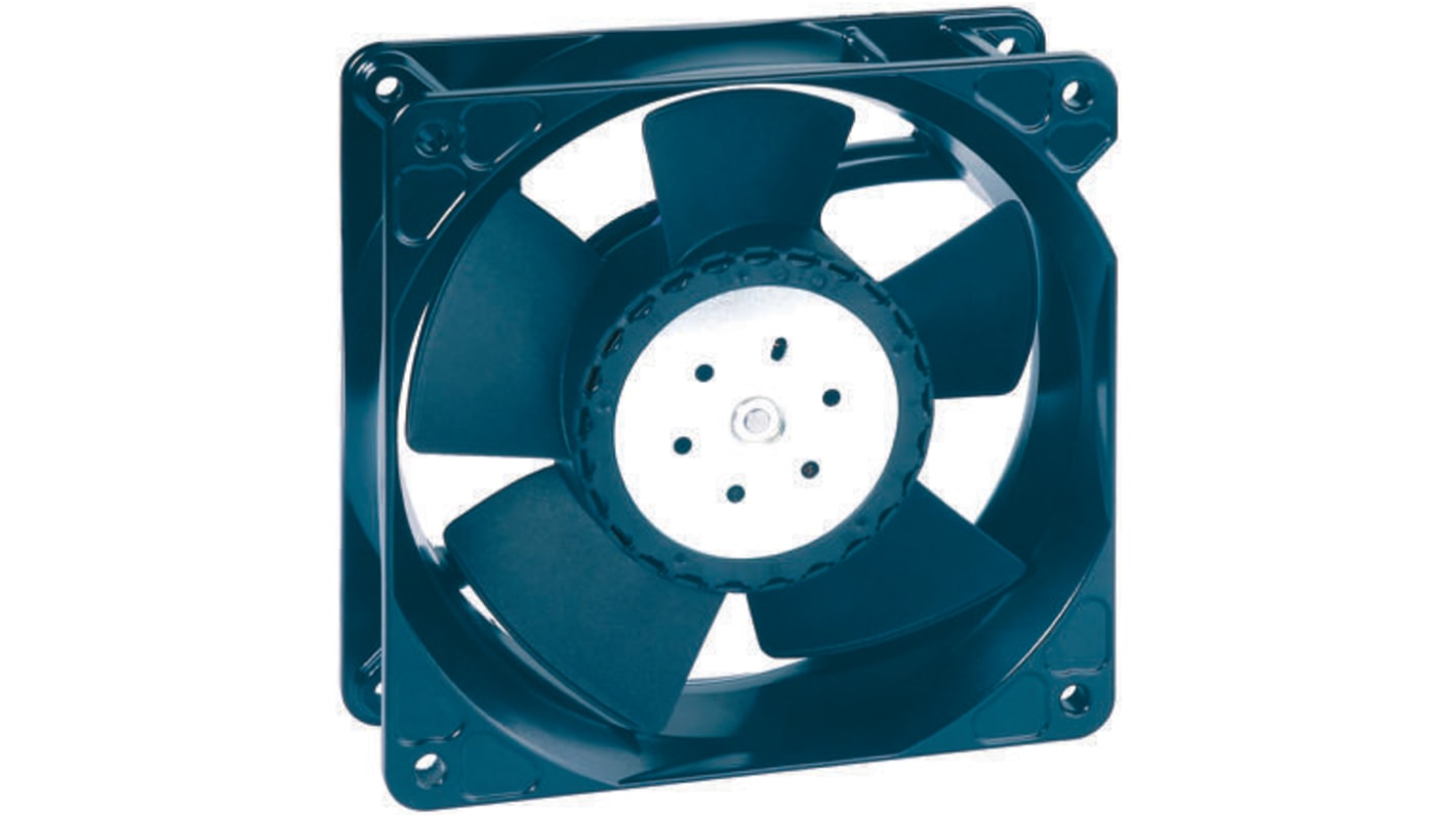ebm-papst 4100 NH7 - S-Force Series Axial Fan, 48 V dc, DC Operation, 500m³/h, 90W, 119 x 119 x 38mm