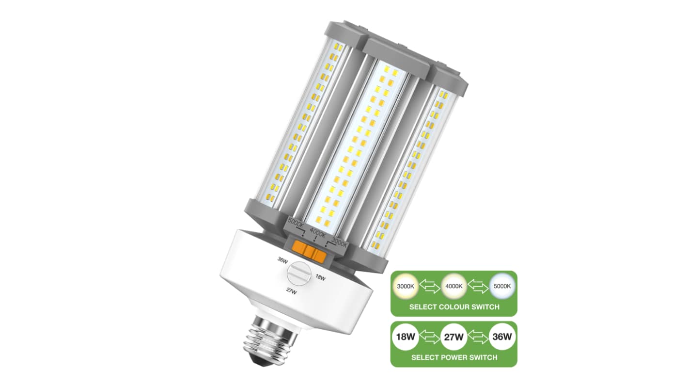 LED Corn Switch E27 18W-36W 3000K-5000K