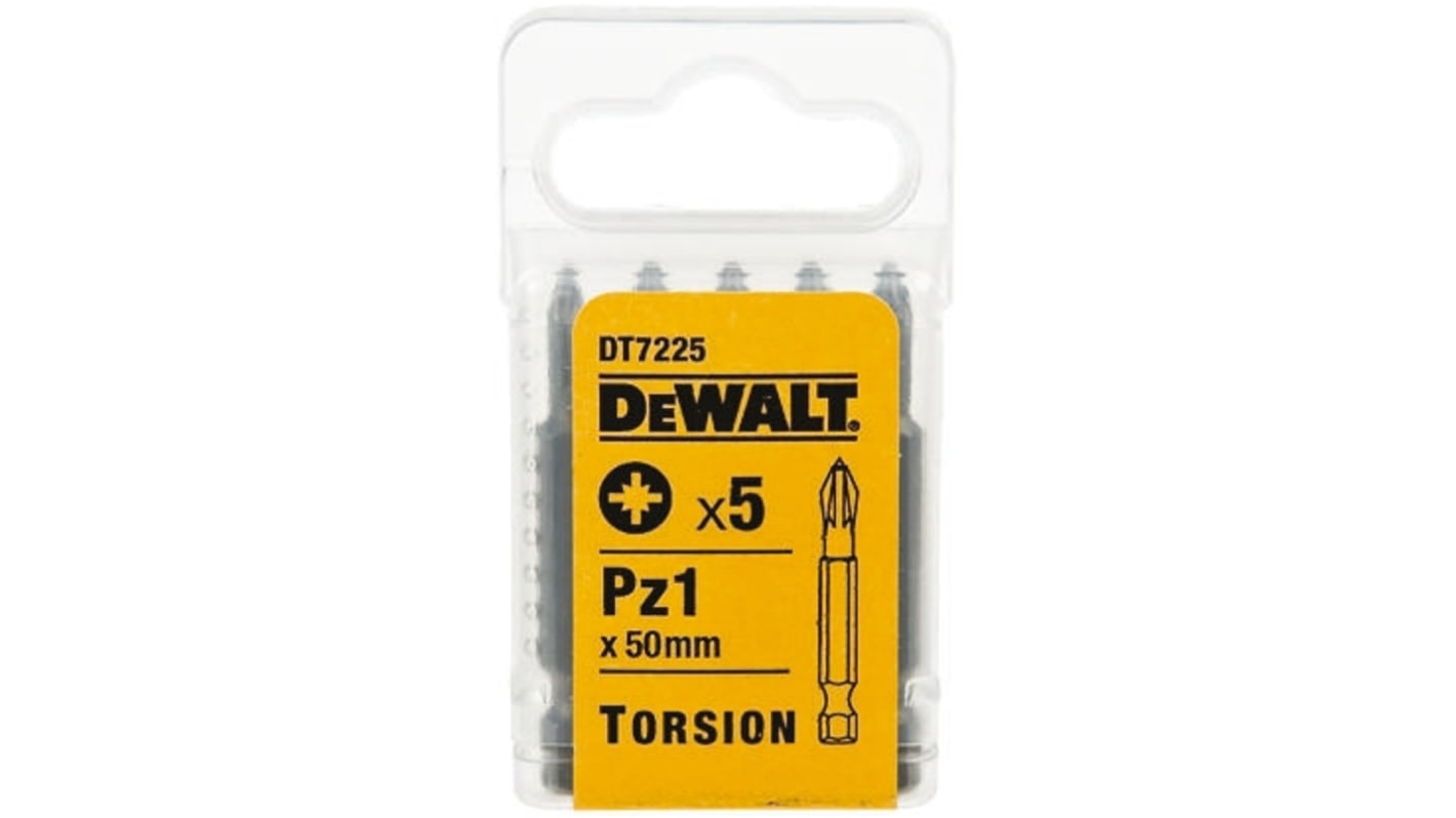 DeWALT Pozidriv Screwdriver Bit, PZ1 Tip