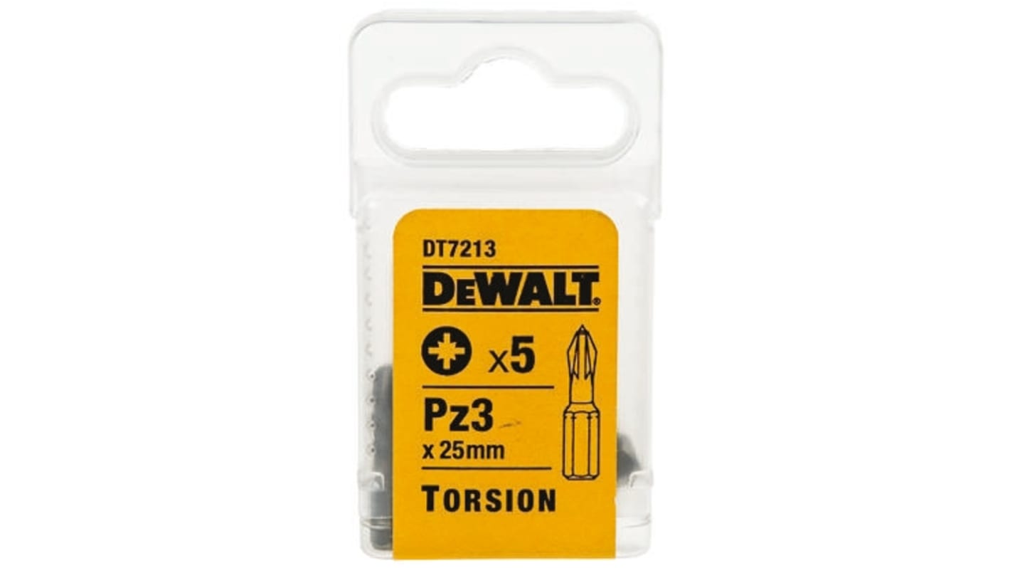 DeWALT Pozidriv Screwdriver Bit, PZ3 Tip