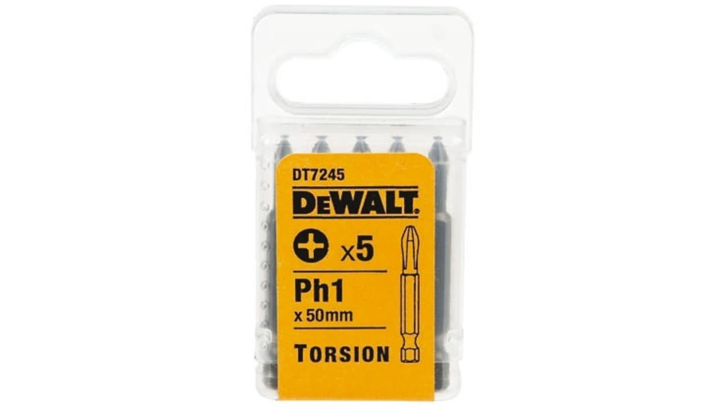 DeWALT Phillips Screwdriver Bit, PH1 Tip