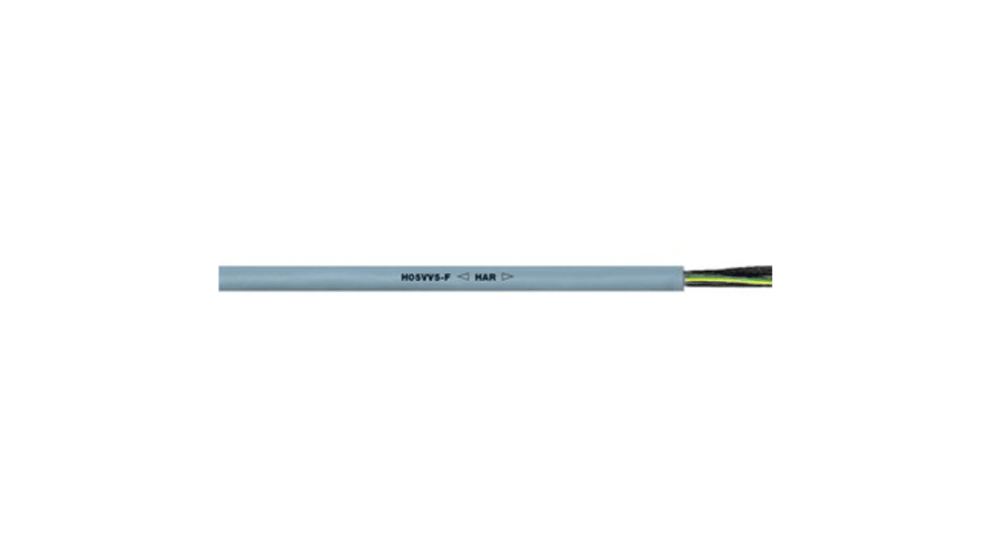 Lapp 5 Core, 2.5 mm², Grey PVC Sheath, 100m, 26 A, 500 V