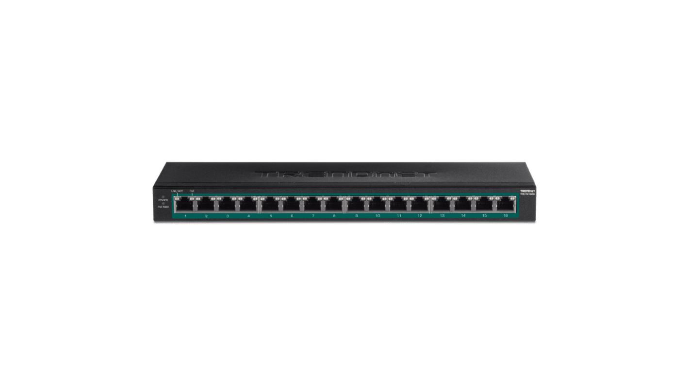 16-Port Gigabit PoE+ Switch