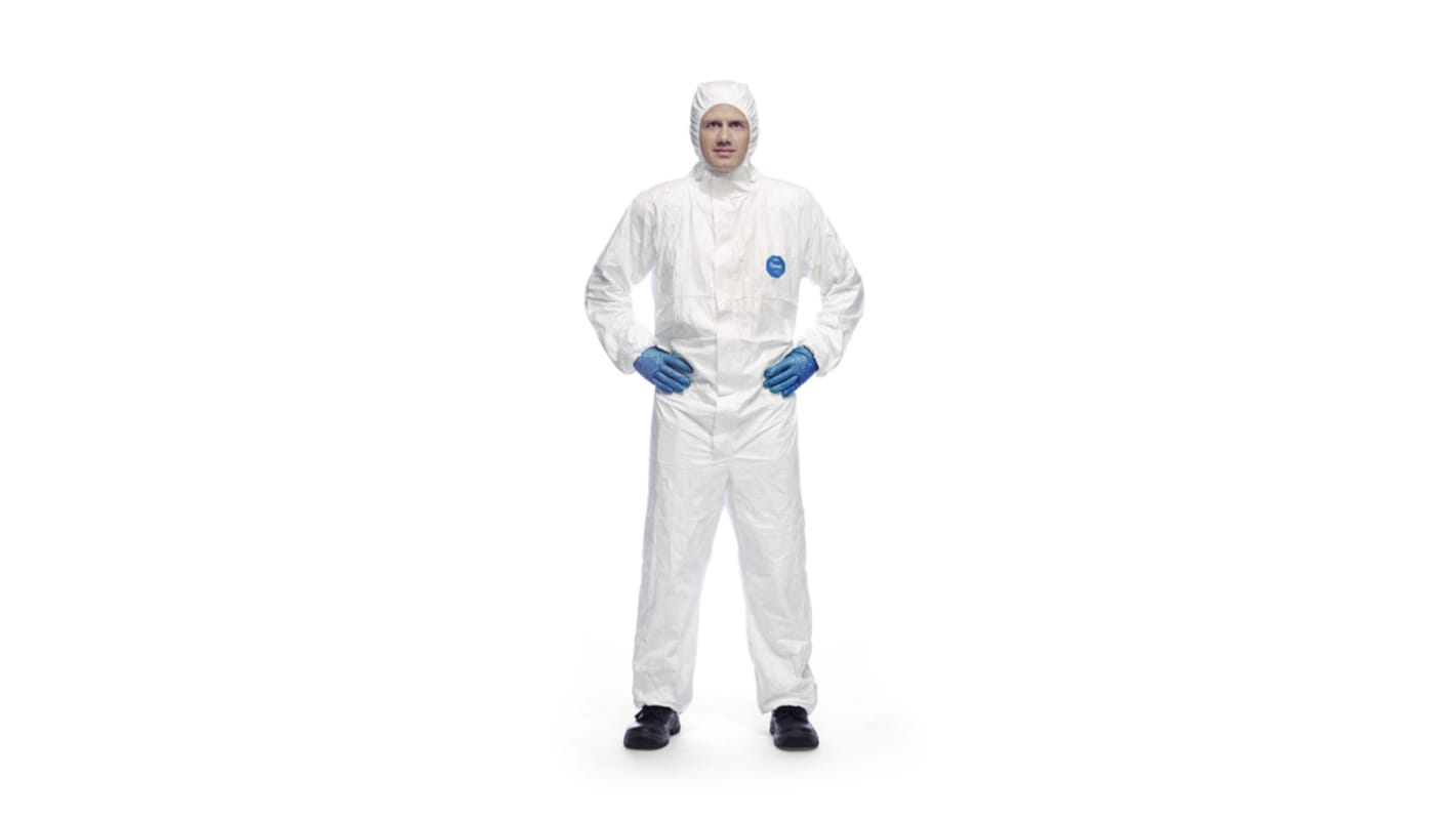 DuPont White Coverall, EN 1073-2, EN 1149-5, EN 14126, EU 2016/425, XL