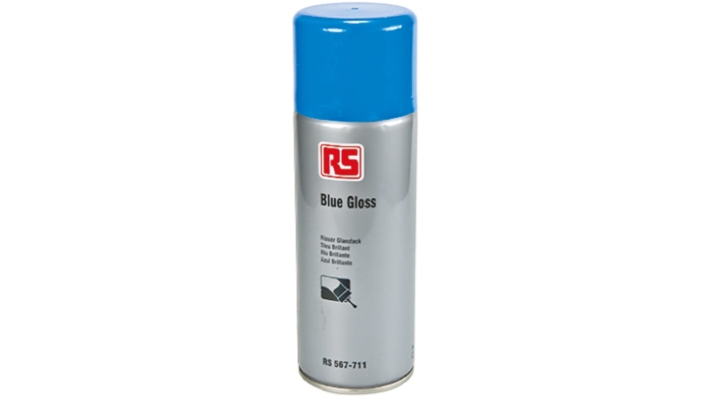 RS PRO 400ml Blue Gloss Spray Paint