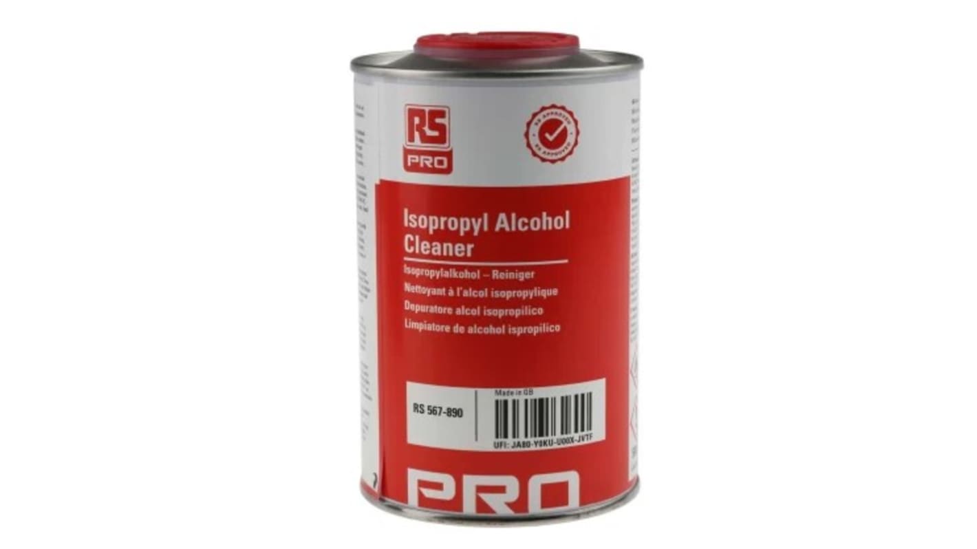 RS PRO 500 ml Tin Isopropyl Alcohol for PCBs