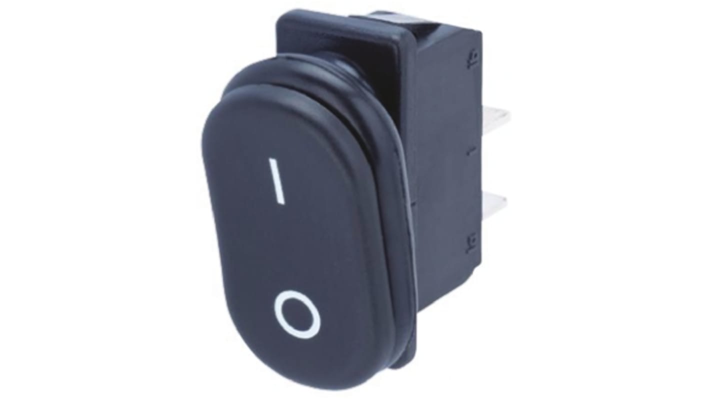 Marquardt SPST, On-Off Rocker Switch Panel Mount