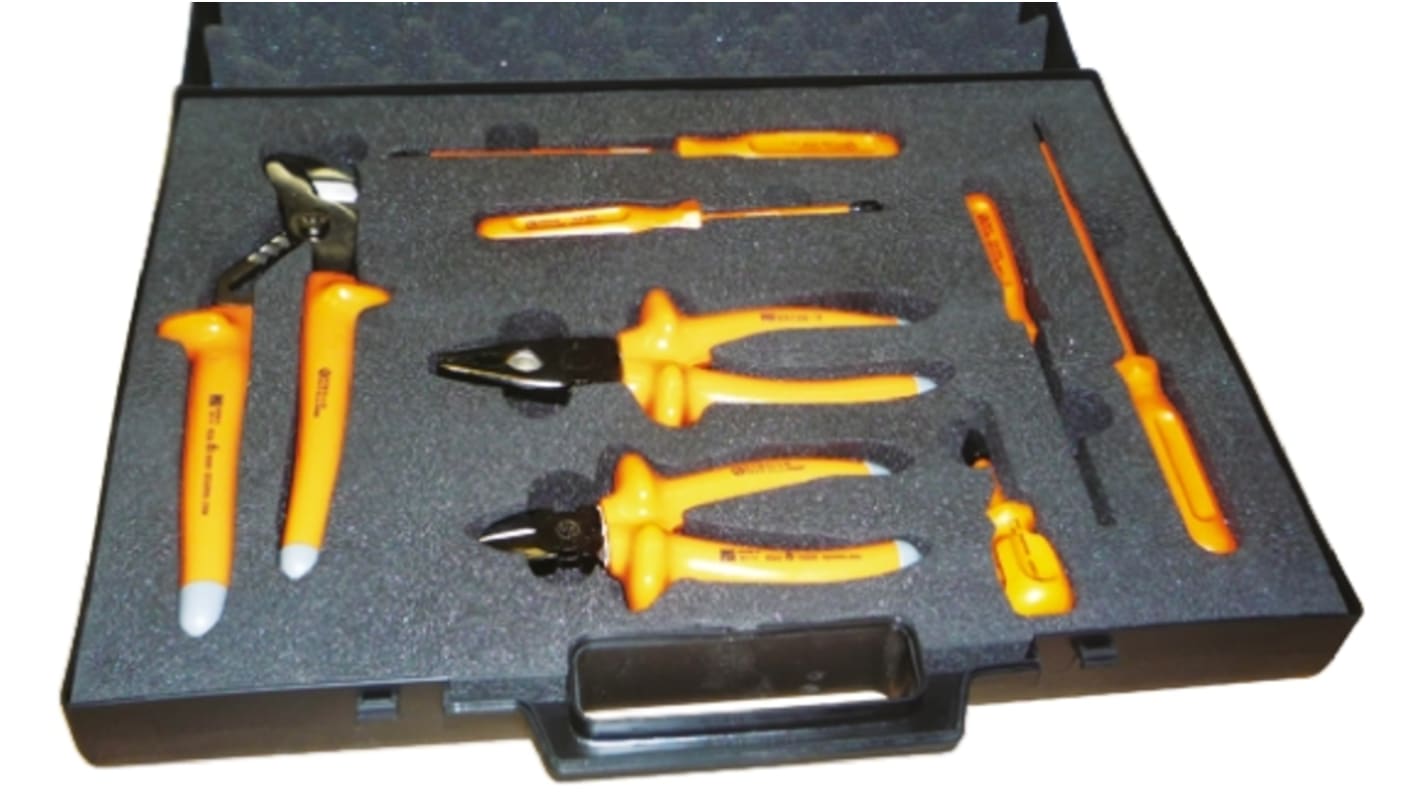 Penta 8 Piece Electricians Tool Kit with Case, VDE Approved