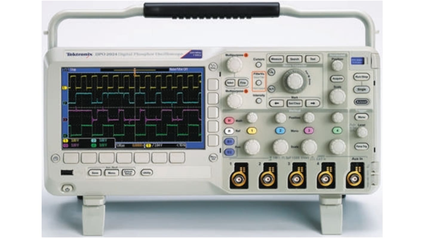 Tektronix DPO2000 Series DPO2024 Digital Oscilloscope, Bench, 4 Channels, 200MHz