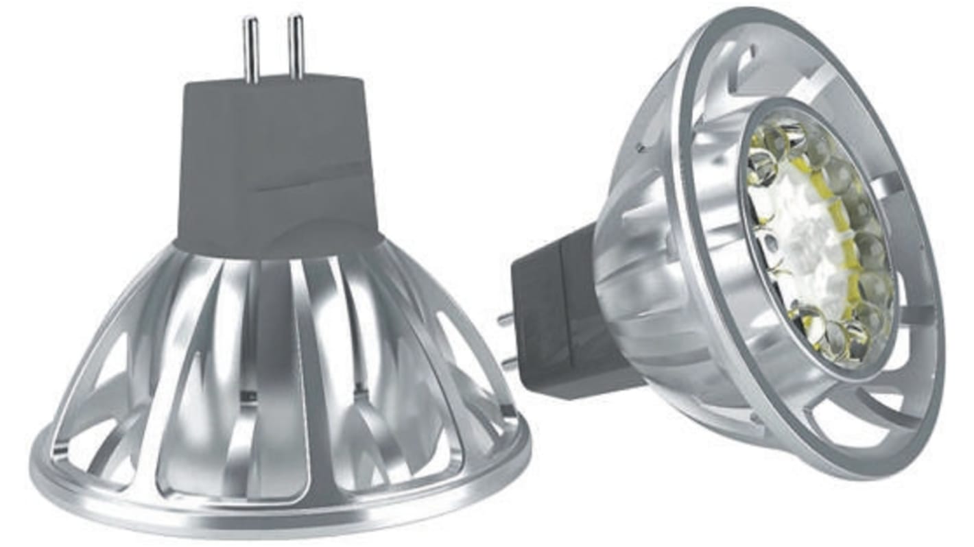 RS PRO LED-Reflektorlampe, 12 V, 3 W entsprechend 20W / 220 lm, GU5.3, warmweiß 3000K, Ø 50mm
