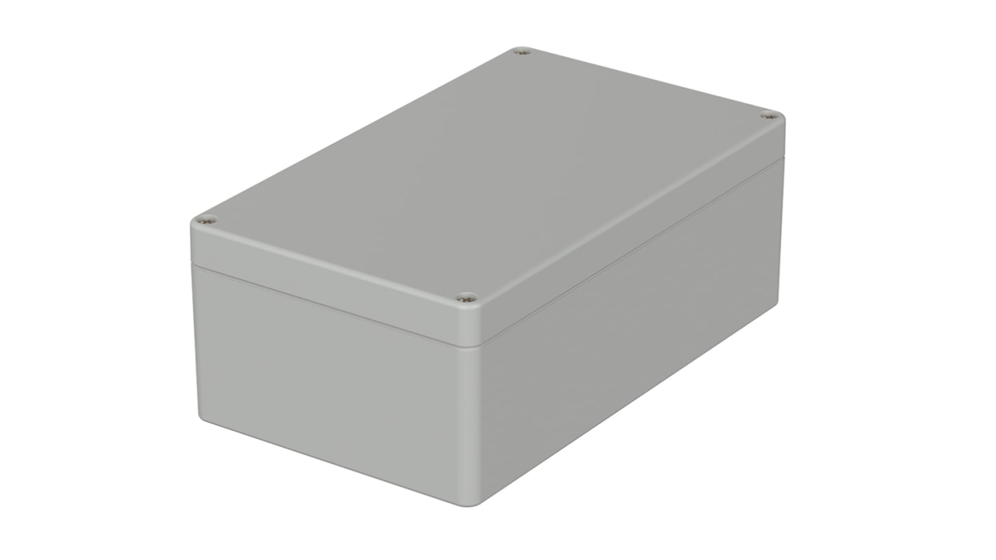 Bopla Euromas Series Light Grey Polycarbonate Enclosure, IP66, IK07, Light Grey Lid, 200 x 120 x 75mm