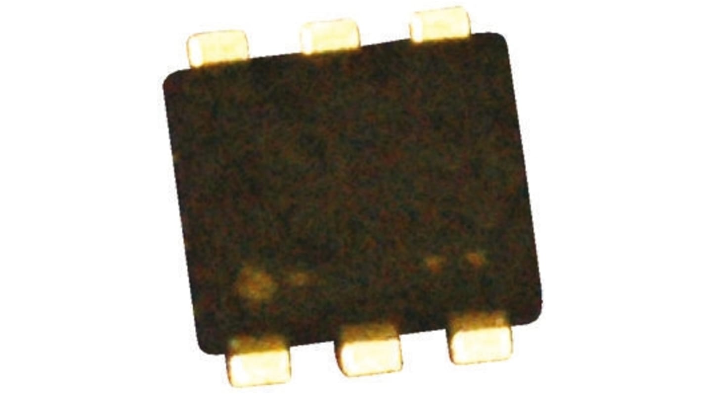 Dual P-Channel MOSFET, 330 mA, 20 V, 6-Pin UF6 Toshiba SSM6P36TU(TE85L,F)