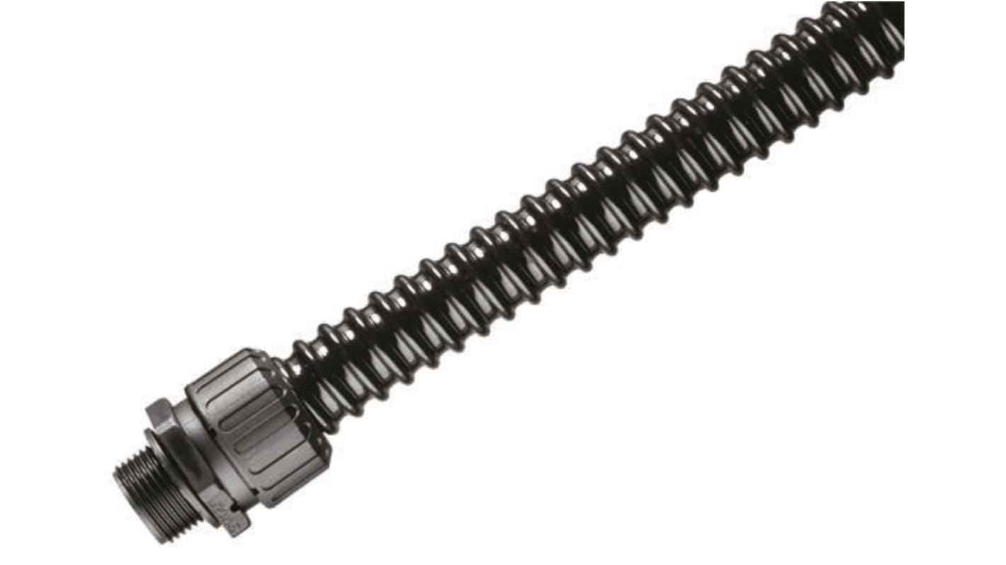 Adaptaflex Extra Flexible Conduit, 32mm Nominal Diameter, PVC, Black
