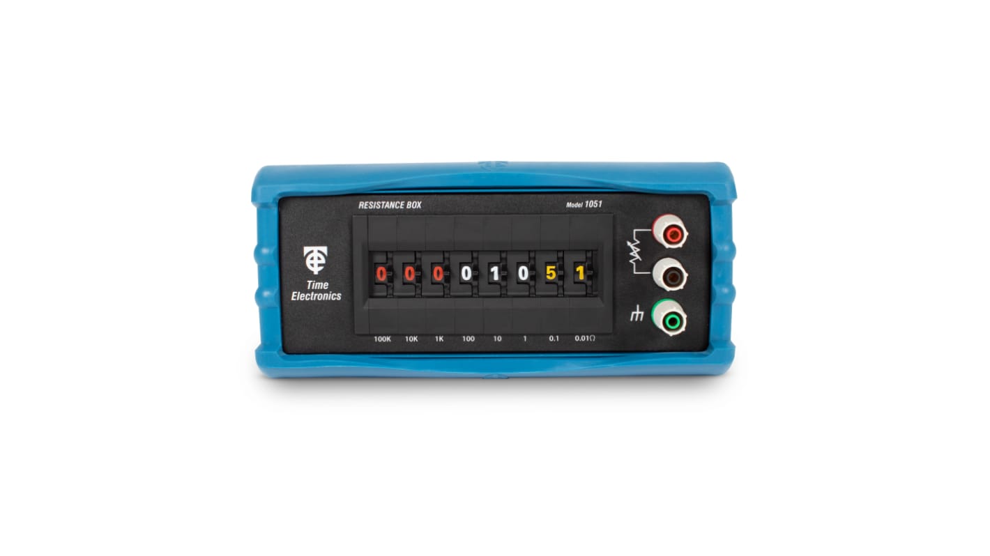 Time Electronics 十进位电阻箱, 测量电阻值可达1MΩ, 电阻分辨率0.01Ω, 电阻精确度±10%, 1W