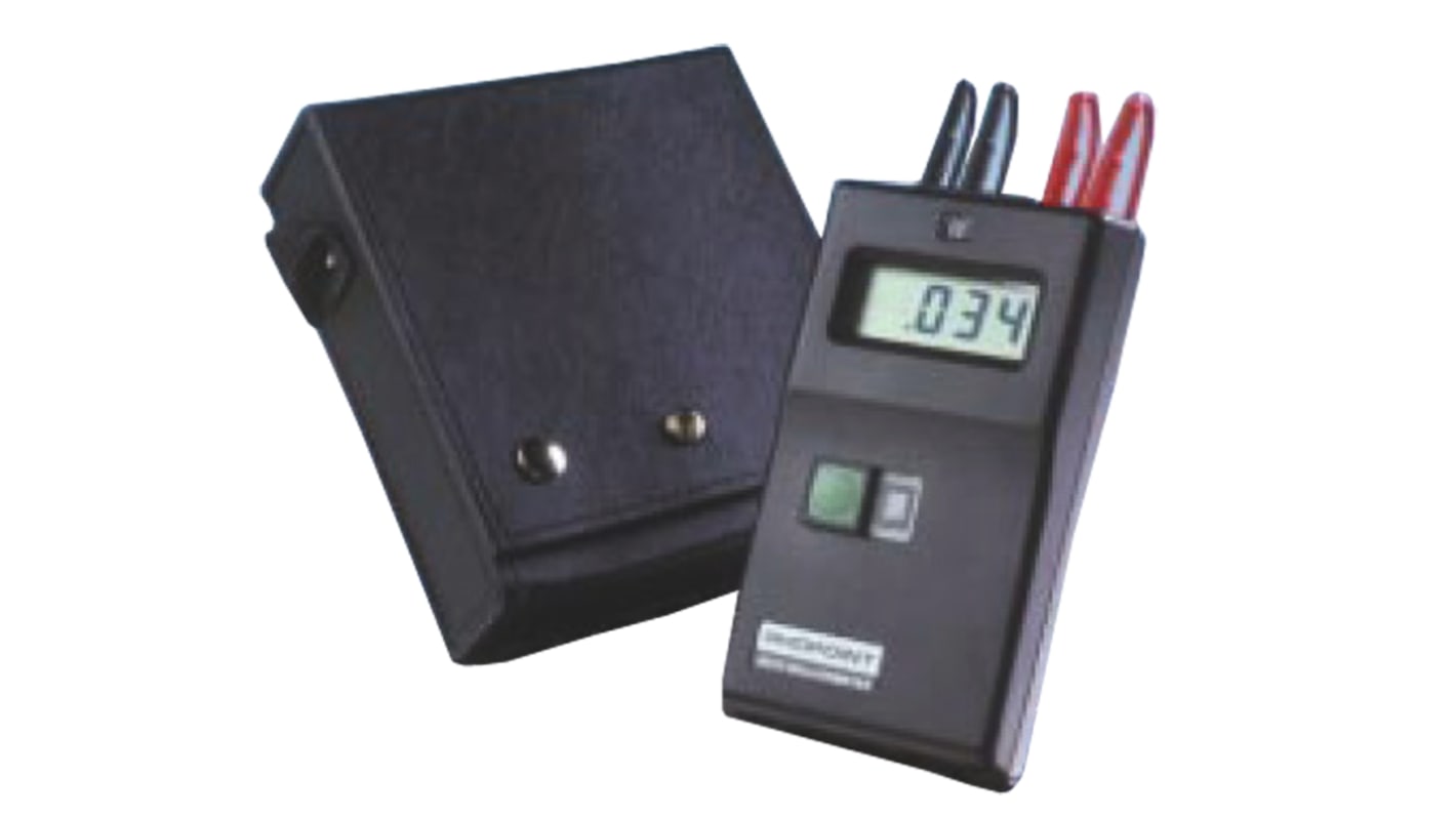 Rhopoint A210-091 Handheld Ohmmeter, 200 Ω Max, 100μΩ Resolution, 4 Wire