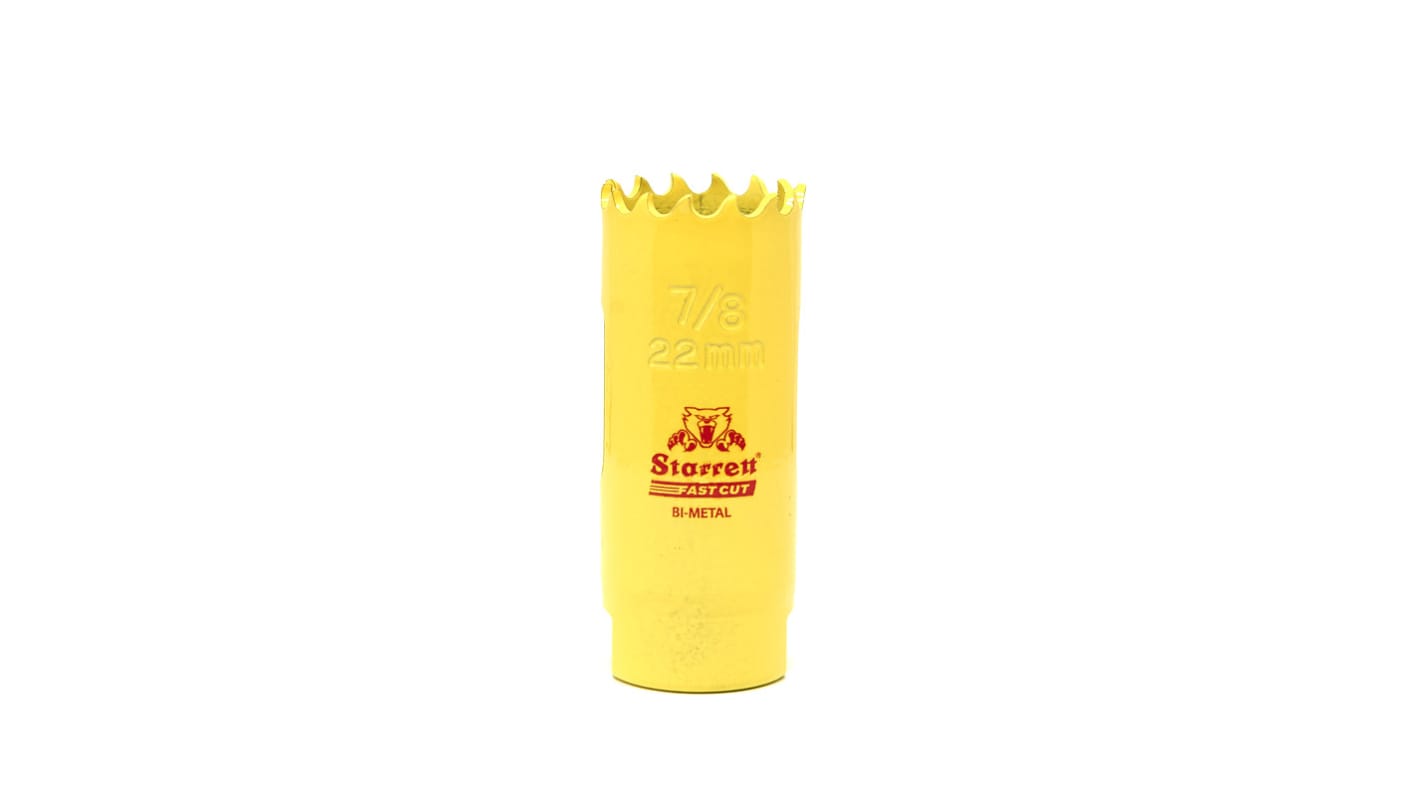 Starrett HSS Lochsäge , Ø 22mm 1-Stk. / Bohrtiefe 38mm