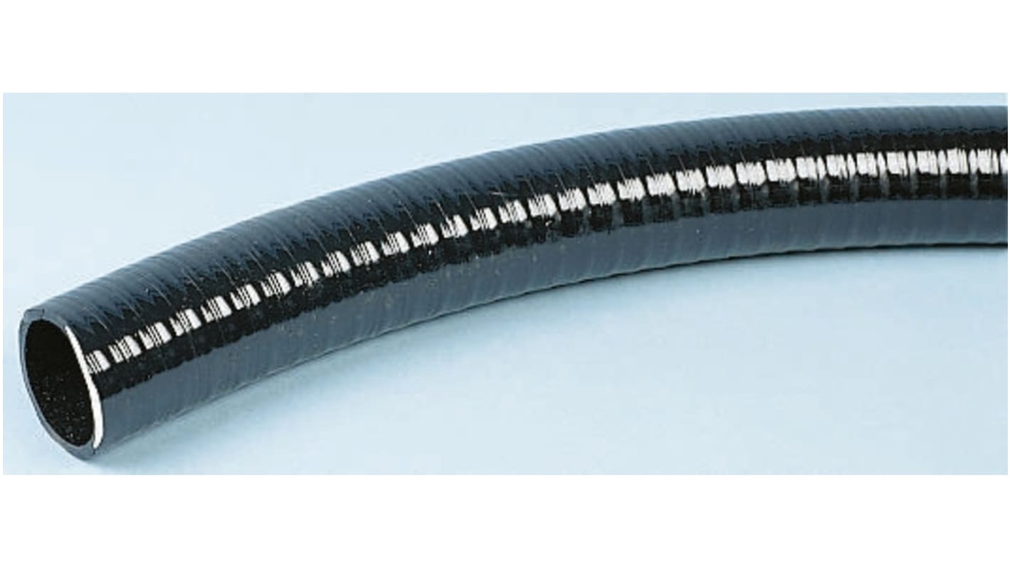 Kopex Flexible Conduit, 32mm Nominal Diameter, PVC, Black