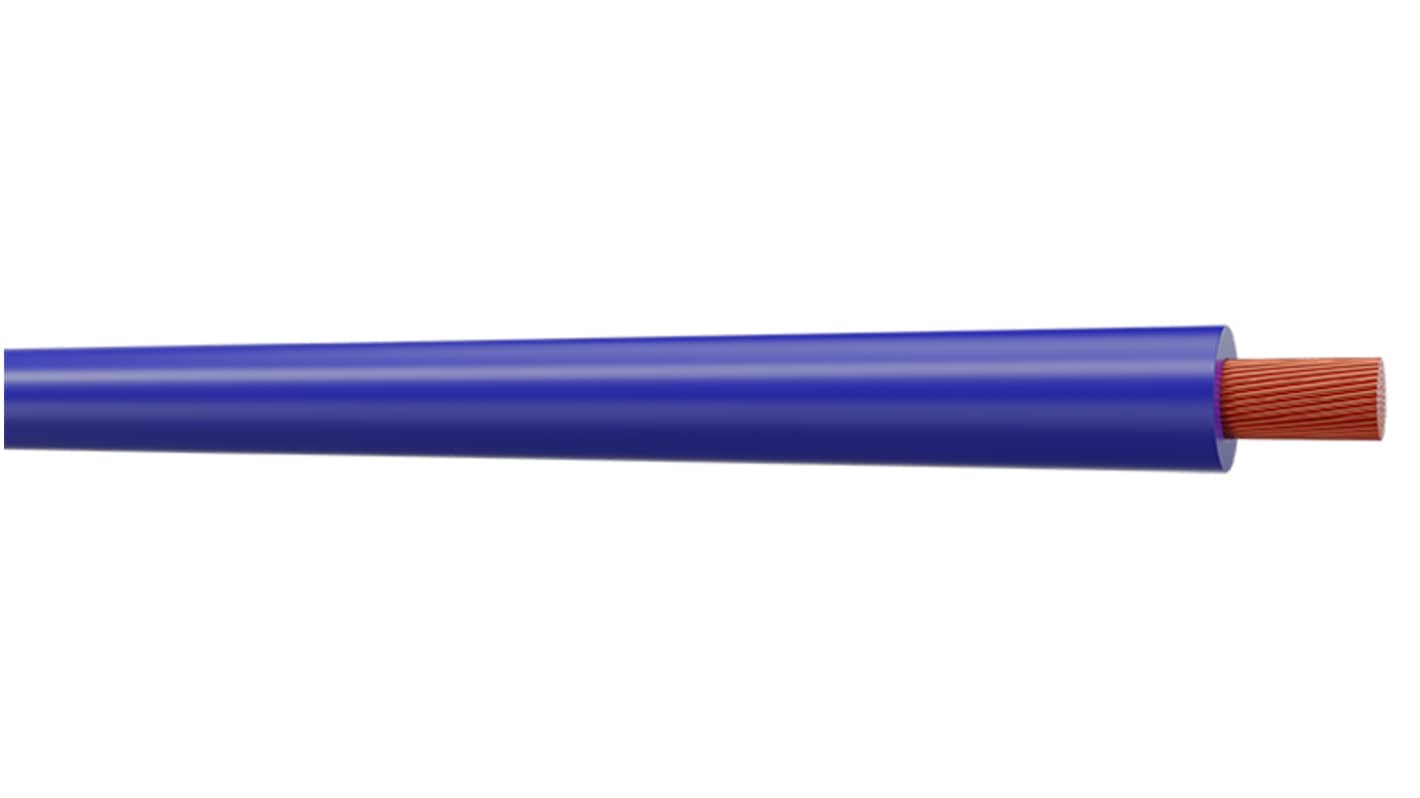 AXINDUS H05V-K Series Dark Blue 1 mm² Hook Up Wire, 100m, PVC Insulation, VK1BF