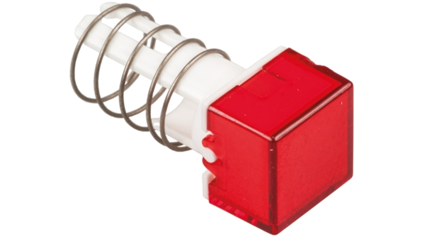 Idec Red Square Push Button Lens for Use with A8 Series