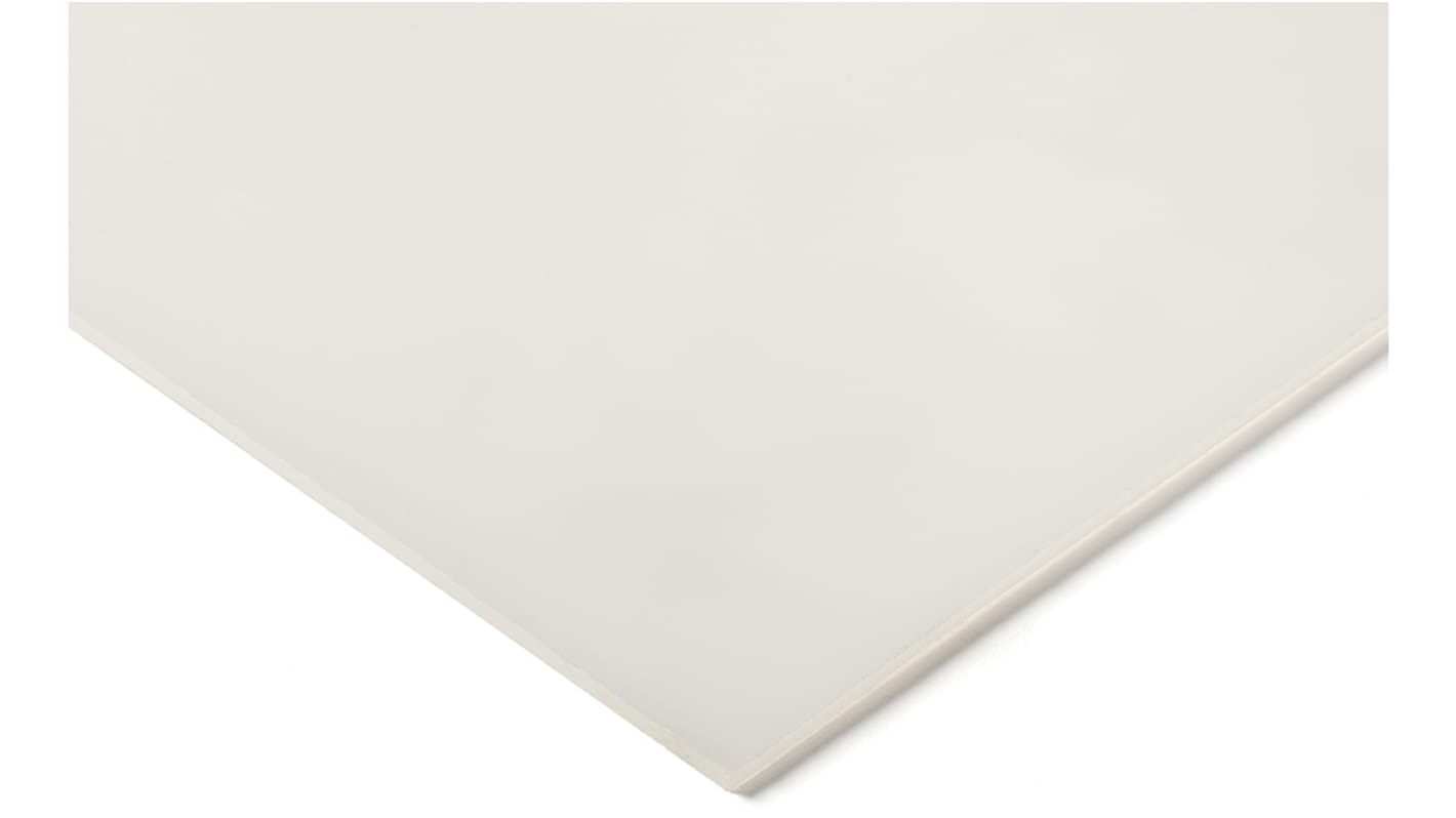 Lámina de plástico, Blanco, 1000mm x 500mm x 10mm