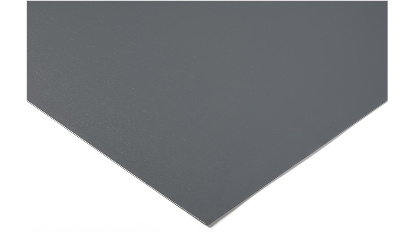 RS PRO Grey Plastic Sheet, 1000mm x 500mm x 4.5mm