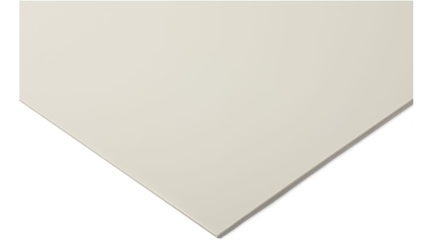 RS PRO White Plastic Sheet, 1220mm x 610mm x 6mm