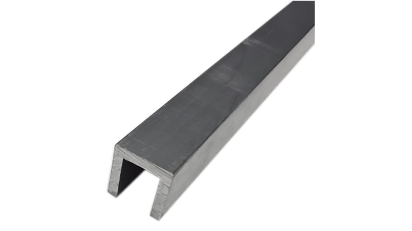 HE9TF Aluminium Metal Channel 1m x 3/4in x 3/4in x 1/8in