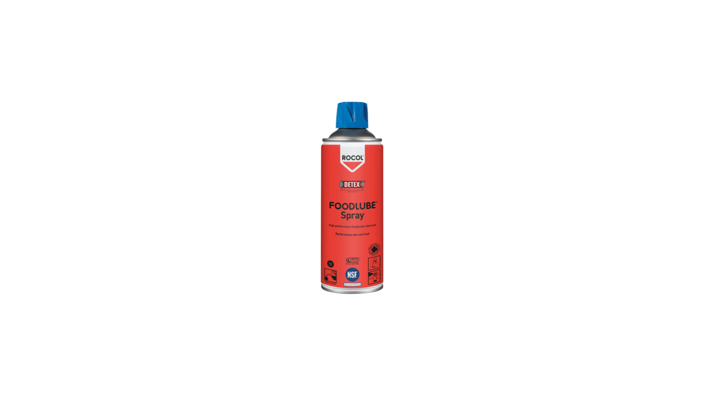 Rocol Foodlube® Spray Ester Blend Lubricant 300 ml Aerosol,Food Safe