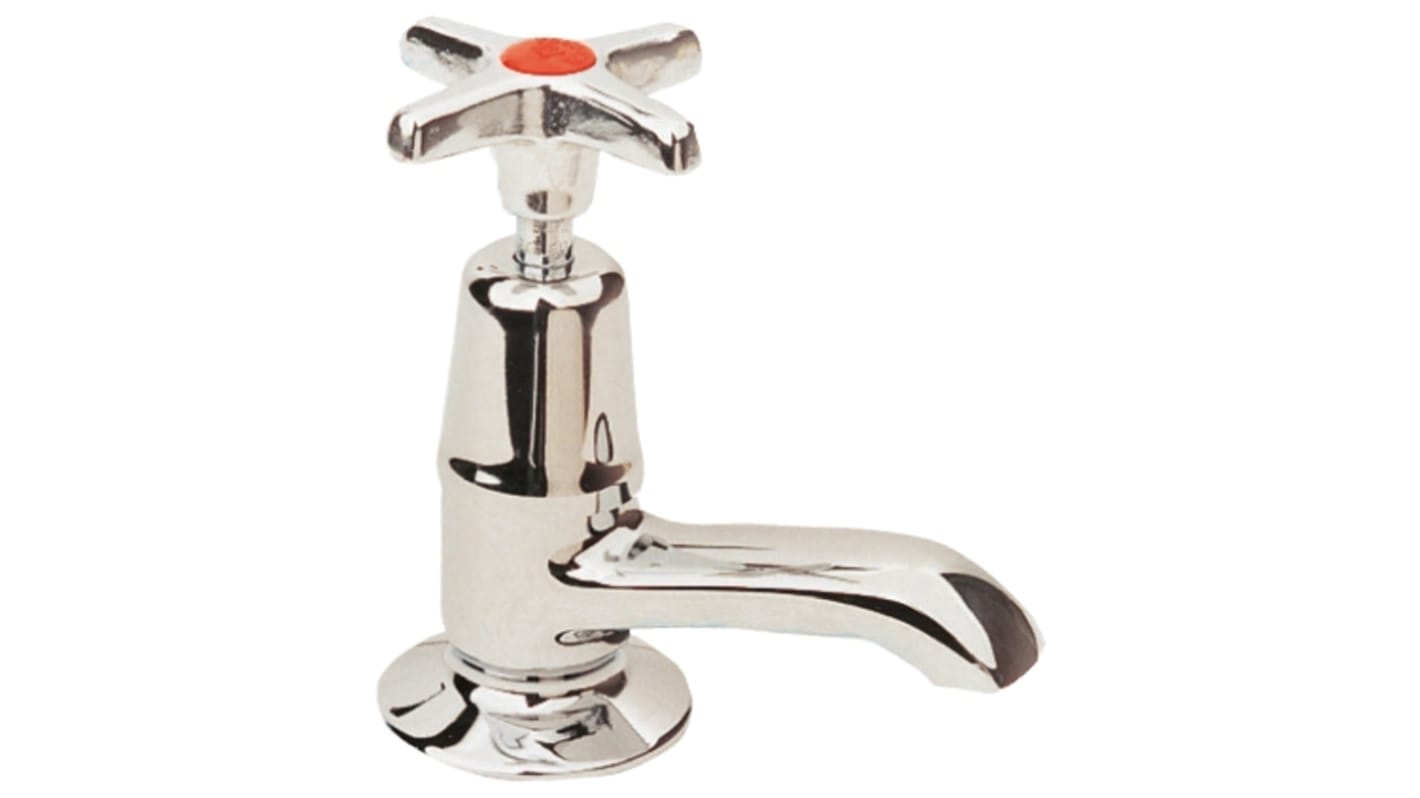 Pegler Yorkshire 黄铜水龙头, 热水面盆水龙头, 扭动把手, BSP, 1/2in接口