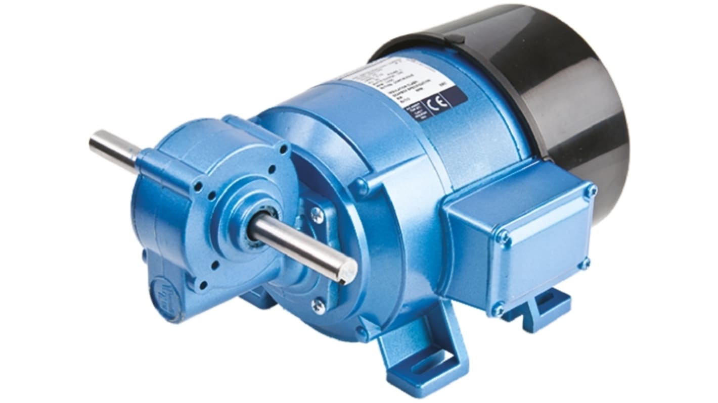 Parvalux Induction AC Geared Motor, 1 Phase, Reversible, 220 → 240 V, 135 rpm, 100 W