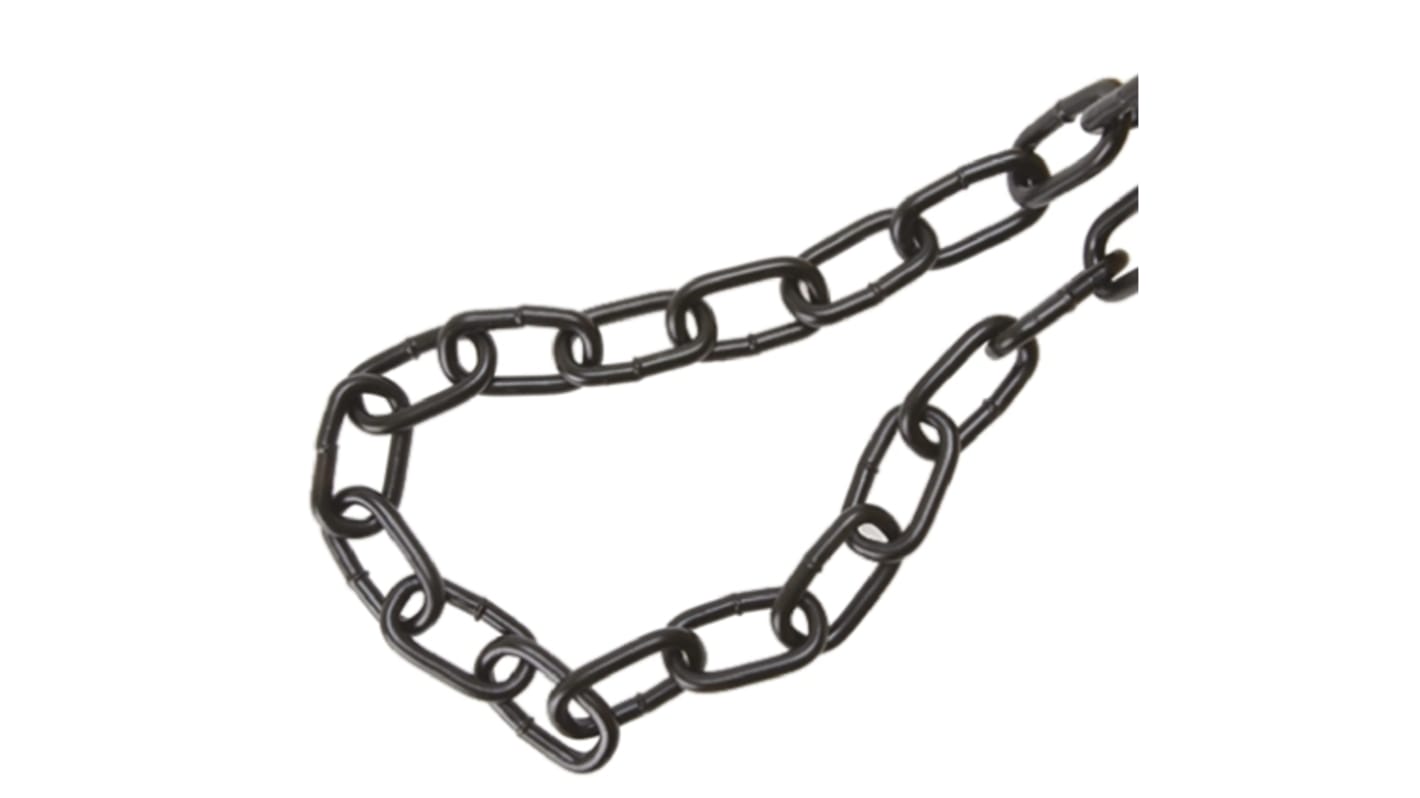 Łańcuch średnica połączenia 6mm dł. połączenia 42mm RS PRO długość 10m emaliowany Stal