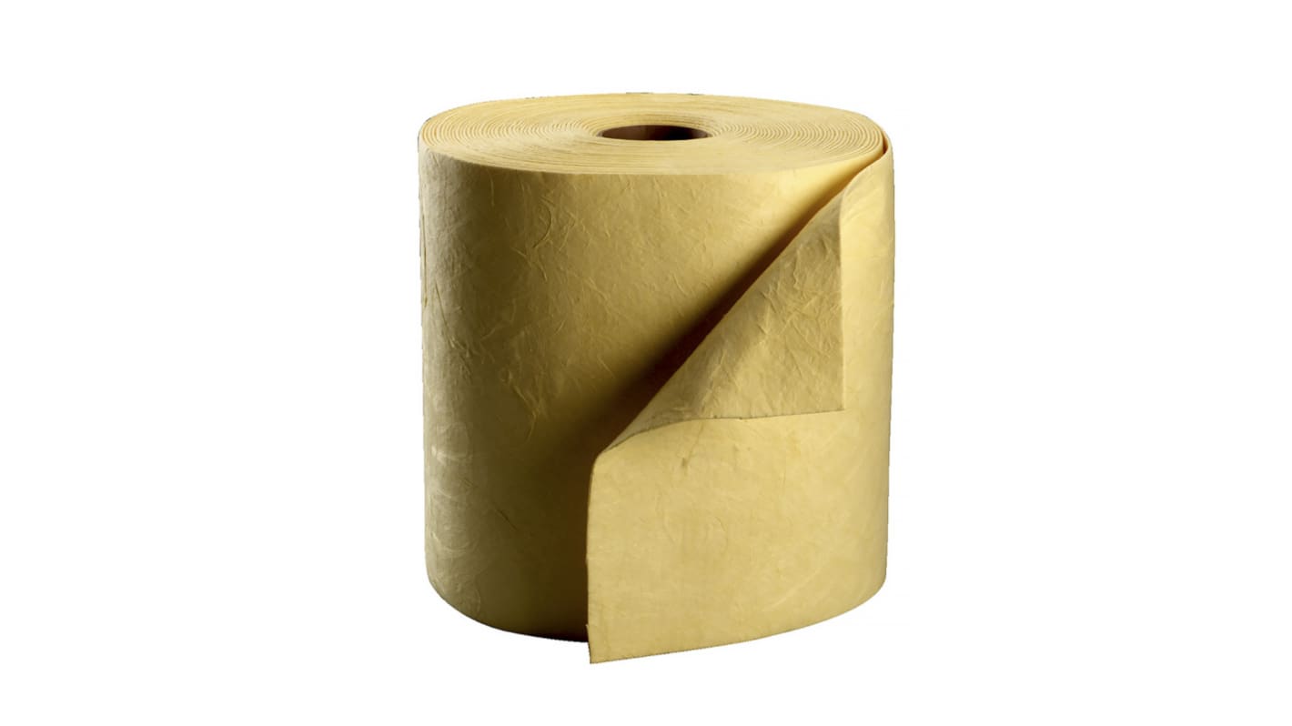 3M Spill Absorbent Roll for Chemical Use, 50 L Capacity, 2 per Pack