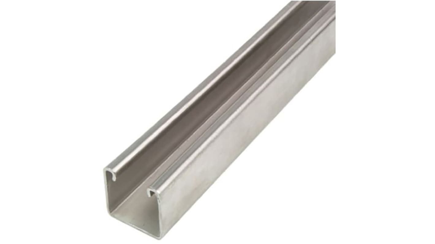 Unistrut 41 x 41mm Stainless Steel Strut, 2m Long