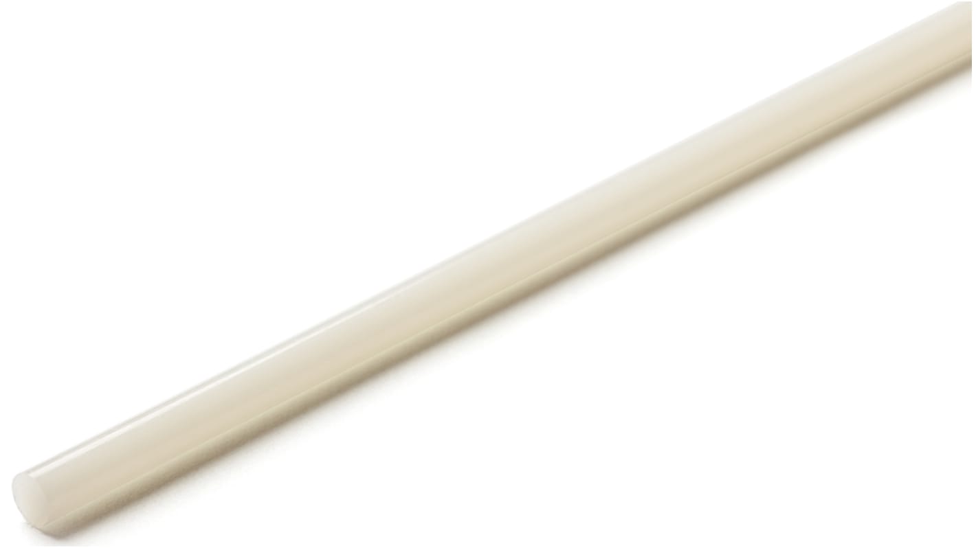 Asta in nylon RS PRO, Bianco, 1m, Ø 36mm