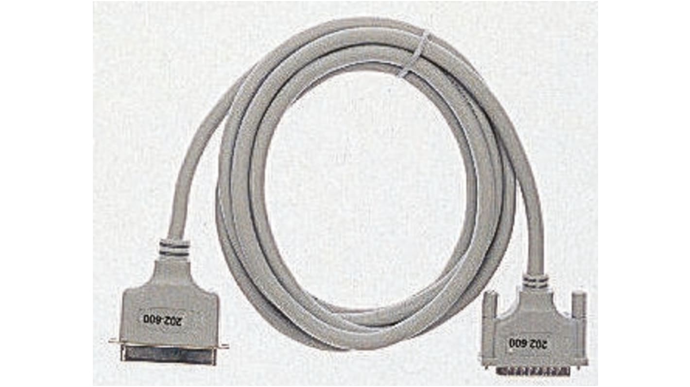 RS PRO Parallel Cable Assembly, 3m, Grey Sheath