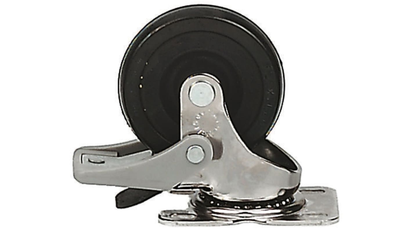 Revvo キャスター, 120kg, ホイール径:125mm, 固定プレート寸法:135 x 110mm