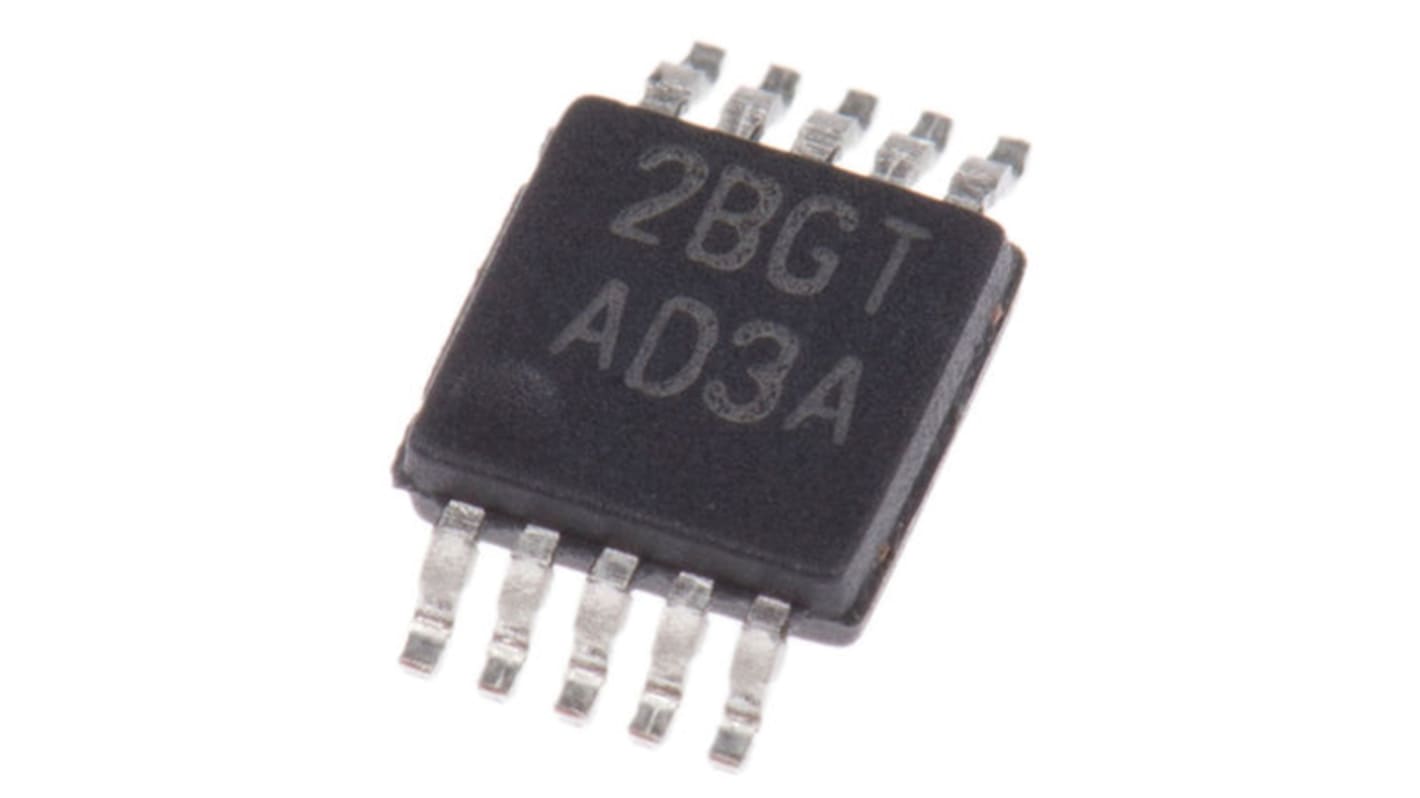 ISL59420IUZ Intersil, Video Amplifier IC, 420MHz 1462V/μs Single Ended O/P, 10-Pin MSOP